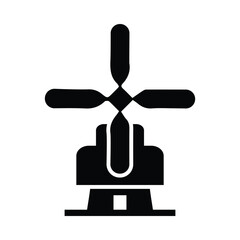 mill, factory, ecology, ecology mill factory icon