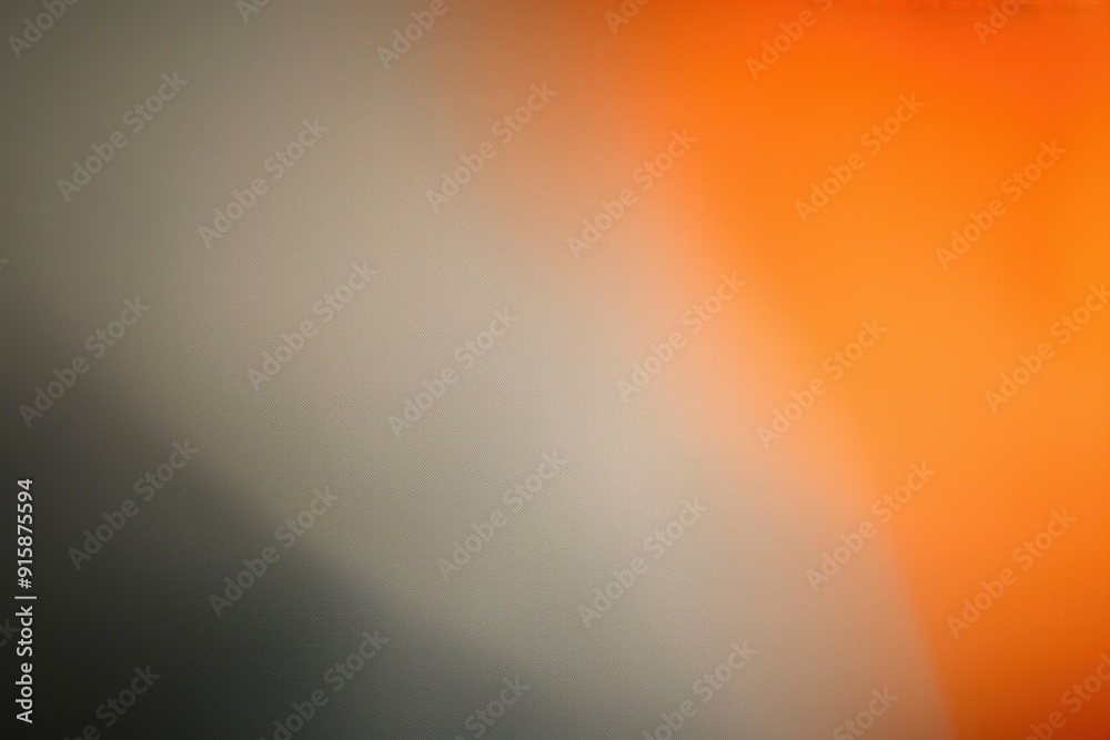 Poster Blurry image of orange and grey colors on a uniform background, suitable for use in graphic design or as a texture