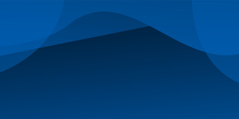 Blue shape layer overlaps modern abstract background for template design. Vector illustration	