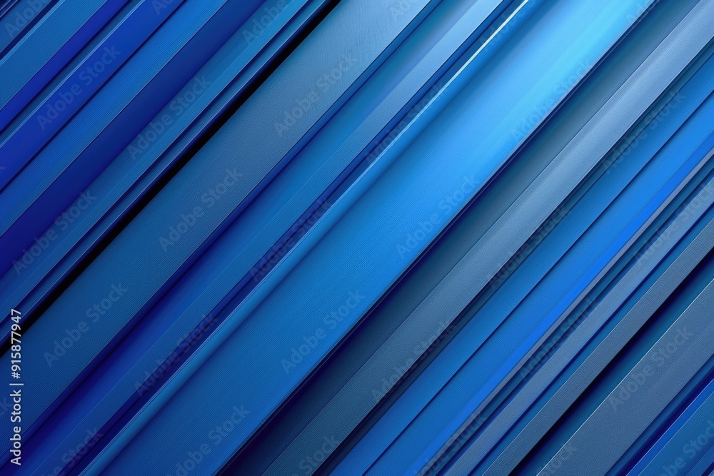 Poster Close-up shot of a blue patterned background with lines
