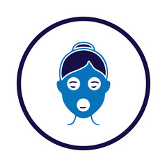 female, women, mask, face, face mask icon