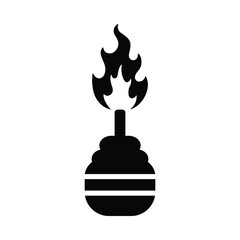 fire, camping, fire place, fire camping icon