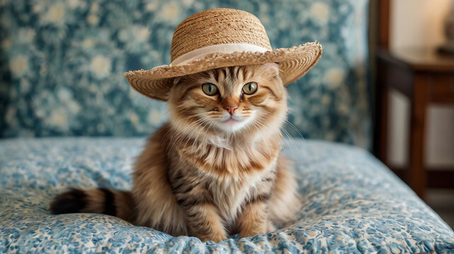 Little cute cats in human dress with sun glasses