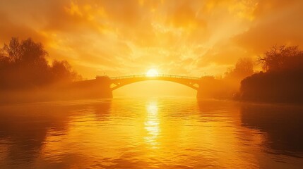 A beautiful high-resolution 4K photo of a golden phoenix rising from a pool of molten gold, with a golden city in the background,