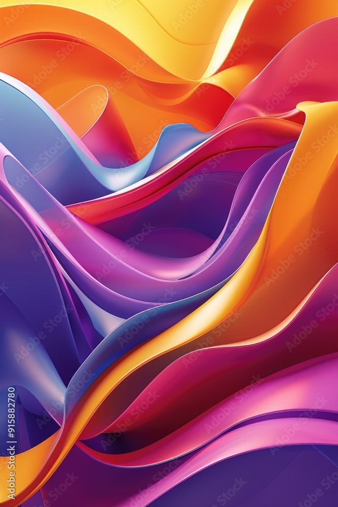 Poster a close-up shot of a vibrant and textured abstract background