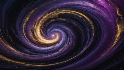 abstract spiral galaxy generative ai