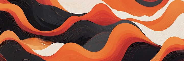  abstract wavy papercut layers background gradient shape design. minimal background style, colorful modern lines background