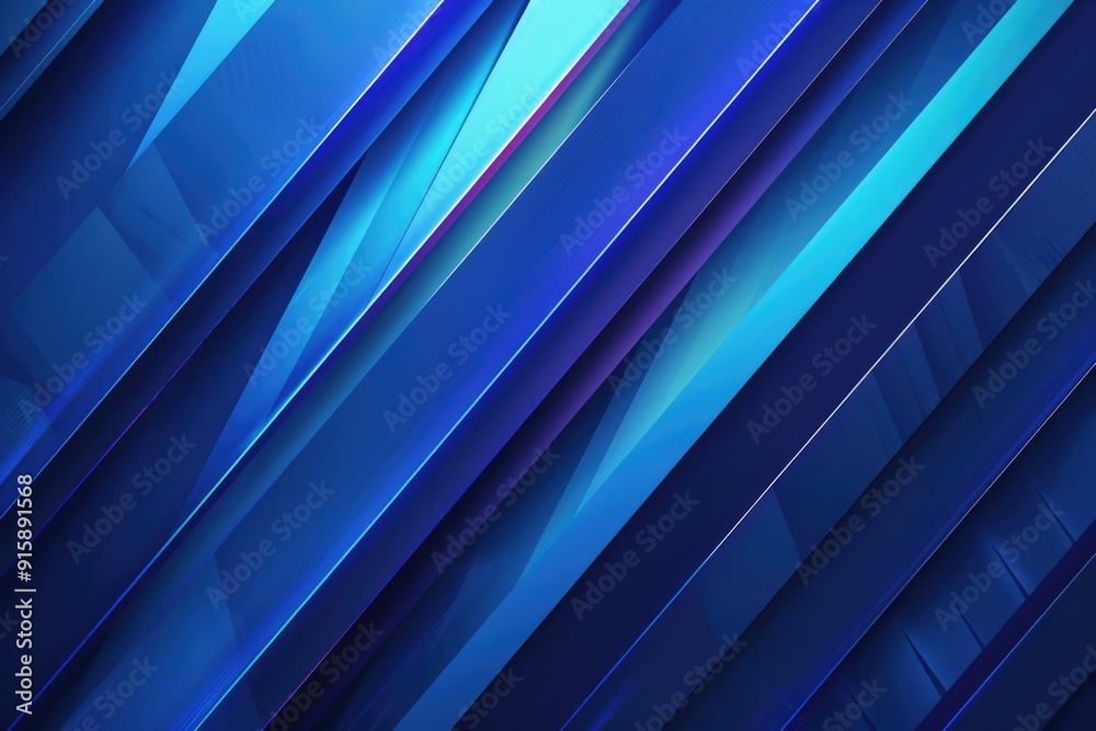 Poster A close-up view of a bright blue abstract background with no distinct features
