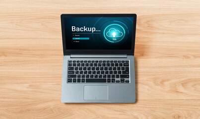 Backup Storage Data Internet Technology Business concept. Database storage cloud technology file data transfer sharing, cyber, big data information, internet banking application download upload snugly