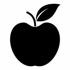 Best apple  vector, Silhouette, illustration.