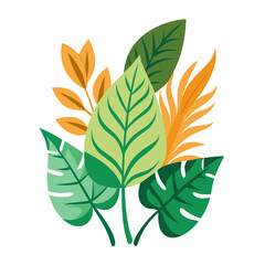 foliage  color  Vector illustration