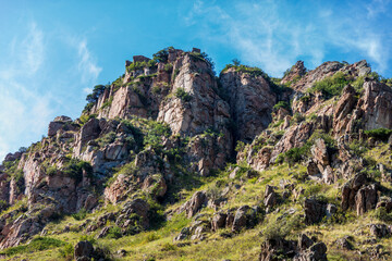 rocks in the mountains
