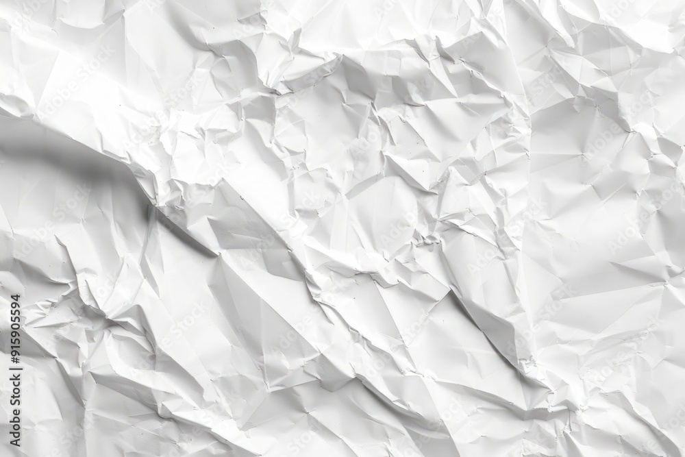 Poster a close-up shot of a blank sheet of white paper, ideal for use in presentations or educational mater