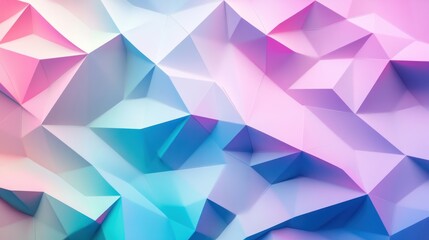 Fototapeta premium Abstract Geometric Pattern in Pink and Blue