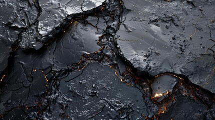 An oil leak on the ground, environmental element, detailed illustration, dark hues, isolated on white background