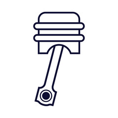 machine, equipment, piston icon