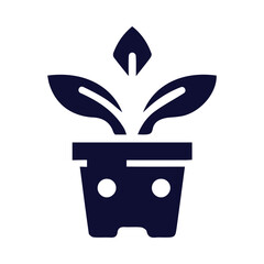 tree, pot, plant, plant in a pot icon