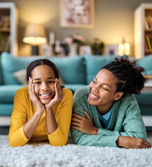 mother mom child daughter fun family man girl teenager teen  happy together happiness black african...