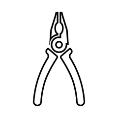 work tool, electric tool, cutting tool, pliers icon