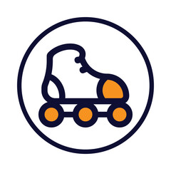 roller skating, shoe, wheel, shoe wheel, roller skate icon