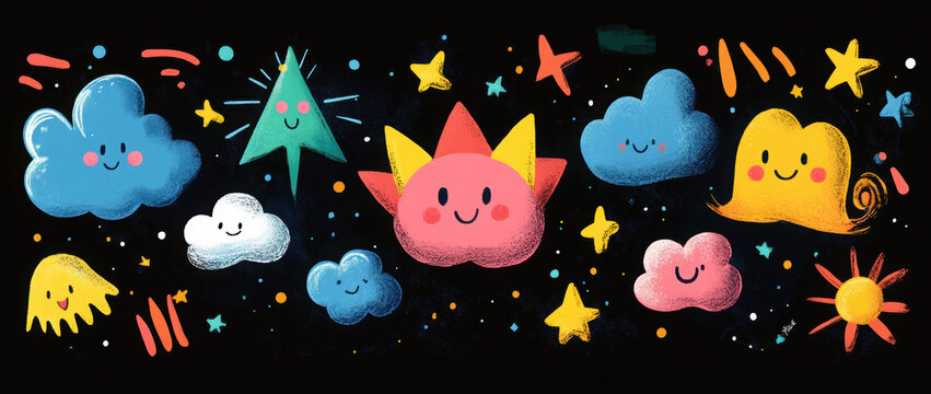 pattern with monsters