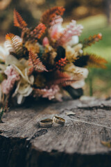 Bridal Bouquet with White Roses and Greenery – Close-Up on Wedding Day