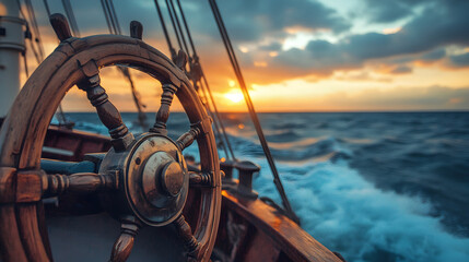 1. A rudder directs a vessel, providing guidance, control, and the ability to navigate towards objectives.