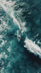 Exhilarating Aerial Ocean Surfing Adventure