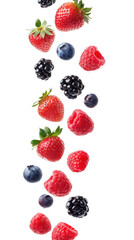 Falling Mixed Berries