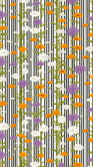 Circles, Shapes, Waves, Floral, Abstract Image, Texture, Pattern Background, Wallpaper, Smartphone Cover and Screen, Cell Phone, Computer, Laptop, 9:16 and 16:9 Format