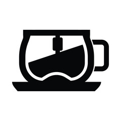 tea, cup, drink, tea cup icon