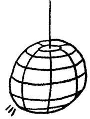 Disco ball or paper latern