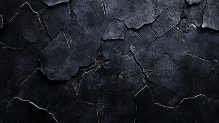 Fototapeta premium Grunge Black Pattern with Dark Tones