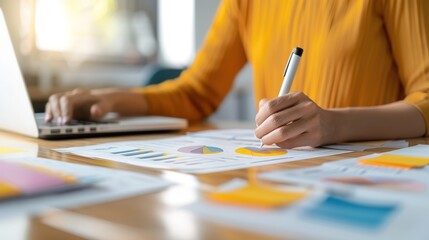 Strategic Marketing Specialist Presenting Innovative Plans to Client Icon for Successful Campaign.