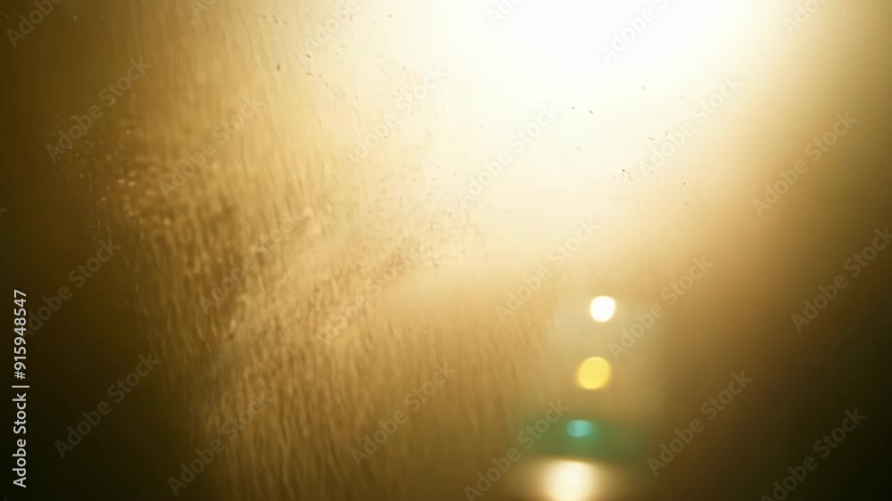 Aufkleber In the stillness of the room the camera zooms in on the suns rays as they reveal a delicate dance of tiny dust particles floating in the air creating a mesmerizing and tranquil