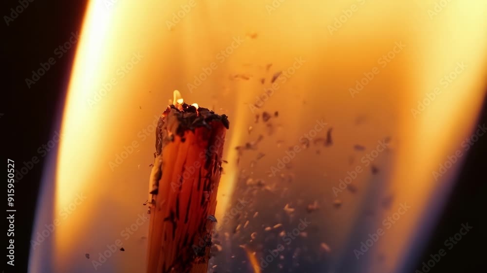 Poster an extreme closeup reveals the delicate dance of reds oranges and yellows as the flame consumes the 