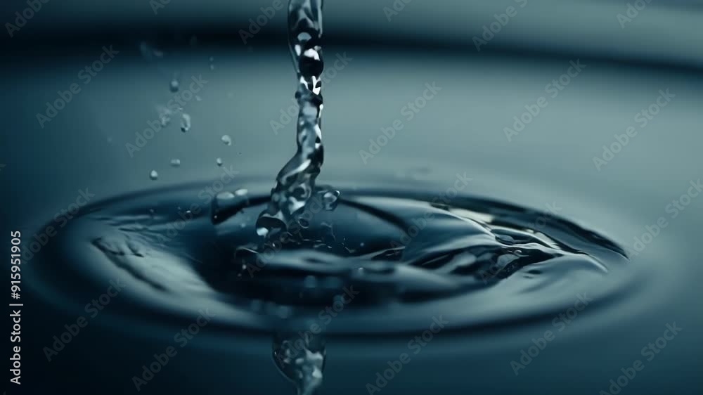 Poster The sound of the dripping water echoes through the quiet room each drop landing with a distinct tap that seems to amplify with each repetition.