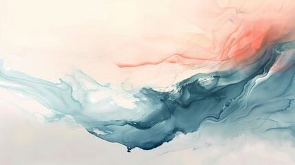 Watercolor Brush Strokes, Abstract and Colorful Artistic Background