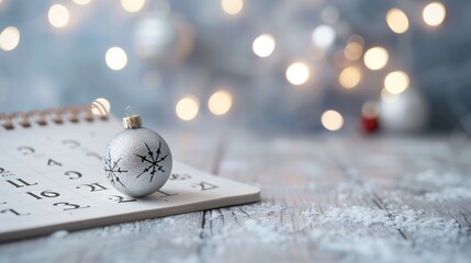 Festive Event Calendar with Highlighted Dates and Memo Boxes for Planning and Reminders