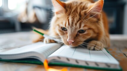 Organized Pet Care Planner with Highlighted Activities and Memo Sections, Pet-Friendly Design for Easy Planning and Management