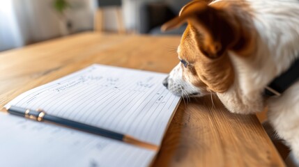 Organized Pet Care Planner with Fun Activities and Memo Sections in Pet-Friendly Design