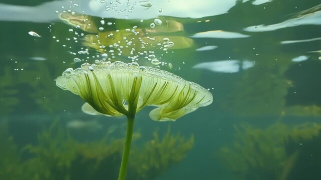 A mesmerizing slowmotion shot captures the tentaclelike s of a bladderwort plant snapping shut on a helpless aquatic insect.