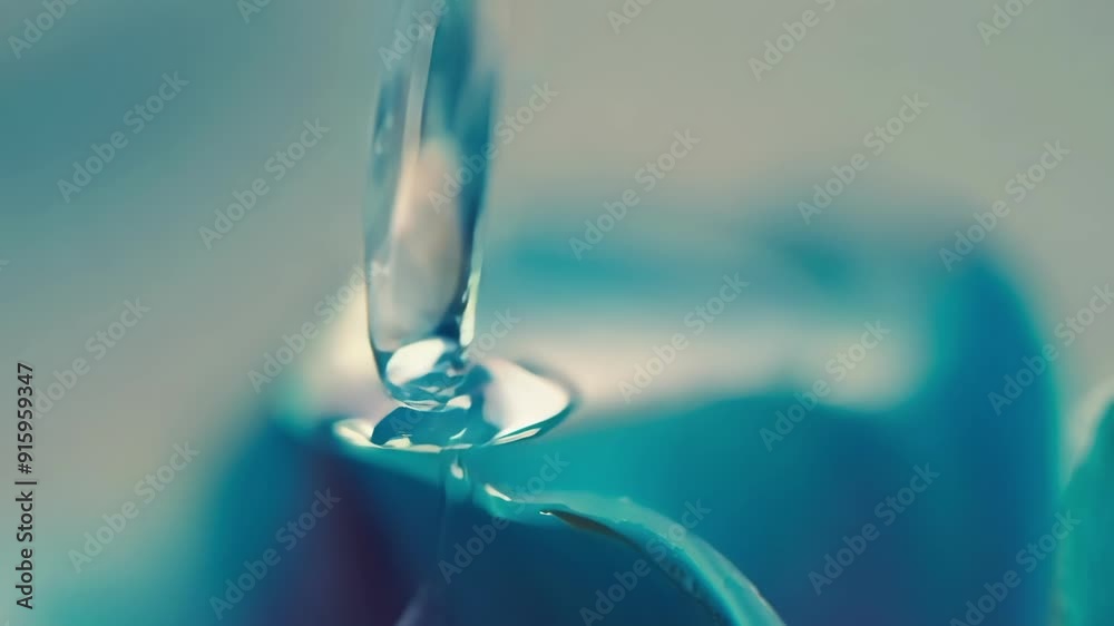 Poster a single drop of water delicately rests on the tip of a rose petal showcasing the petals ability to 