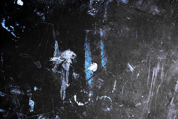 Monochrome abstract texture. Smears of oil paint on an art palette. The concept of the modern school of art. Fragment of creative work. Colors of the year 2024