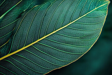 Tropical leaf veins.generATIVE AI