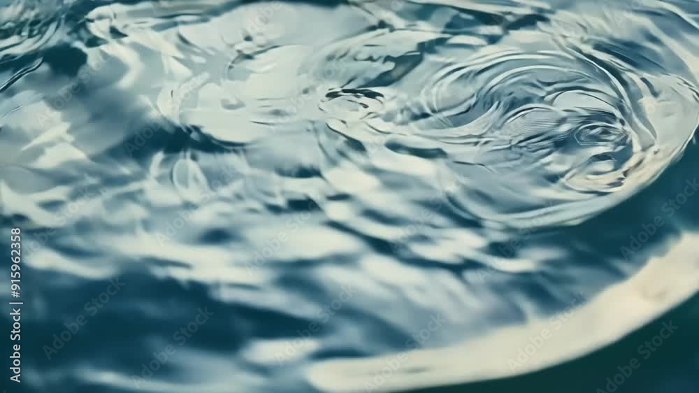 Aufkleber the camera zooms in to reveal the intricate patterns formed by the constantly shifting ripples on th
