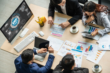 ERP enterprise resource planning software for modish business to plan the marketing strategy
