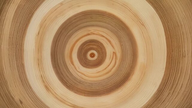 The smooth and consistent lines of an annual ring revealing the strength and resilience of a tree as it weathers the changing seasons.