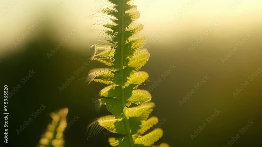 Poster the slow motion footage captures the mesmerizing unfurling of a fern frond each tiny movement a test