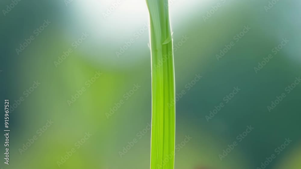 Poster the tender greenness of a stem as it emerges from the ground ready to embark on its journey towards 